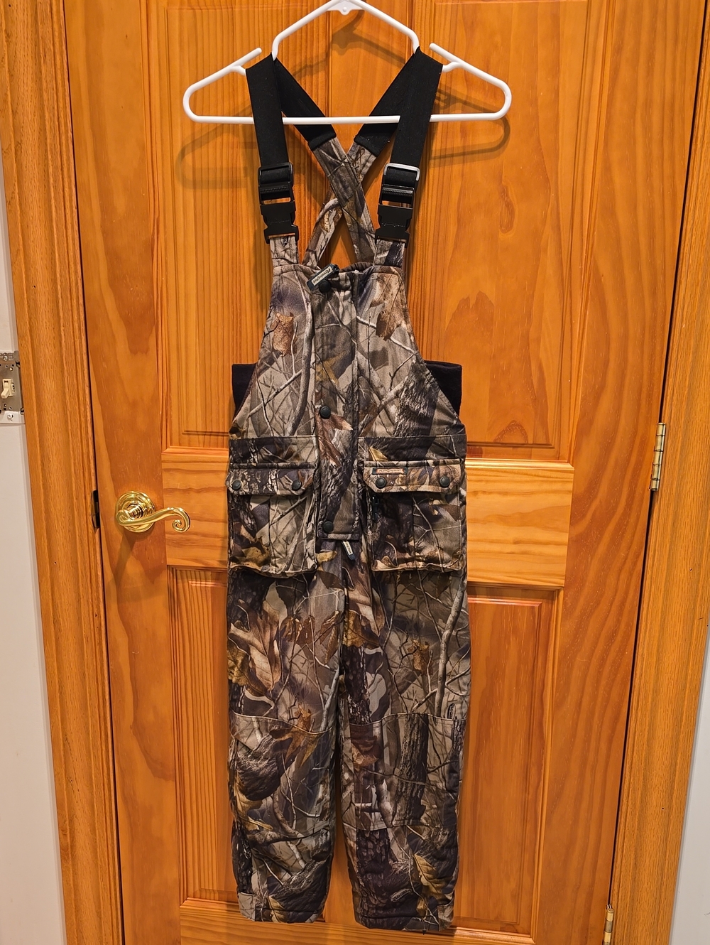 Kid's Camouflage Insulated Bib Overalls - Remington Camo